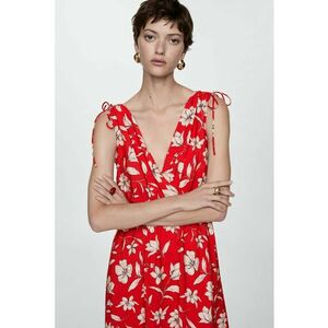 Rochie evazata cu imprimeu floral Fraterni imagine