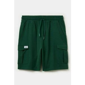 Pantaloni cargo de bumbac cu snur in talie imagine