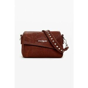 Geanta crossbody de piele ecologica cu garnituri cusute imagine