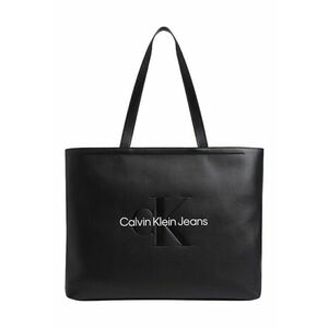 Geanta tote de piele ecologica cu logo Sculpted imagine