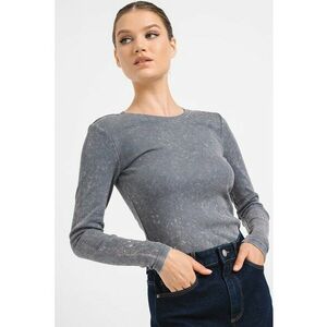 Bluza slim fit din amestec de bumbac organic imagine