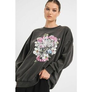 Bluza supradimensionata de trening cu imprimeu imagine