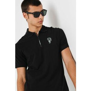 Tricou polo cu logo discret imagine