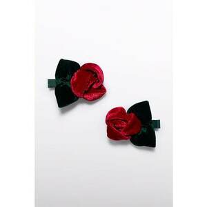 Set de agrafe cu model floral - 2 piese imagine