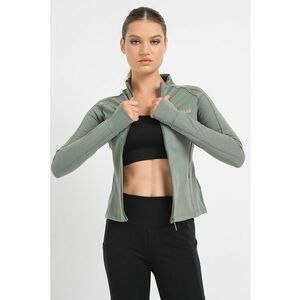 Bluza slim fit cu fermoar pentru fitness imagine