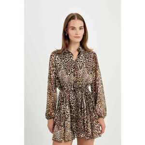 Rochie mini cu animal print imagine