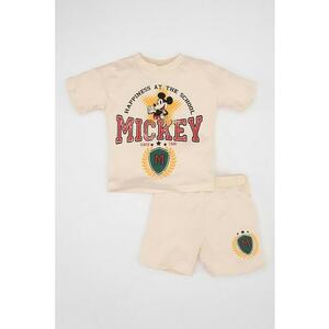 Tricou de bumbac cu Mickey-Mouse imagine