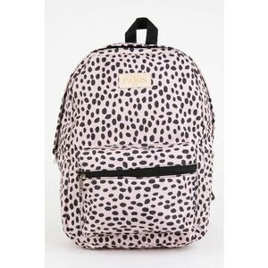 Rucsac cu animal print si buzunar frontal imagine