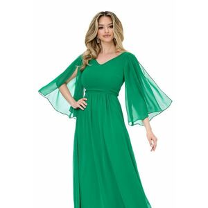 Rochie din sifon cu maneci aripioara Monasque imagine