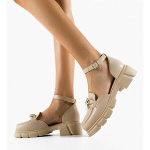 Pantofi casual Dorina Bej imagine