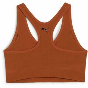 Bustiera femei Puma 4keeps Shapeluxe Seamless Bra Teak 52436181, S, Maro imagine