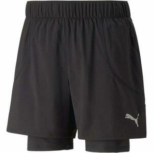 Pantaloni scurti barbati Puma Run 2in1 5 Short 52327701, L, Negru imagine