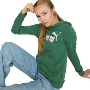 Hanorac femei Puma Ess Logo Hoodie Tr S 58679792, XS, Verde imagine