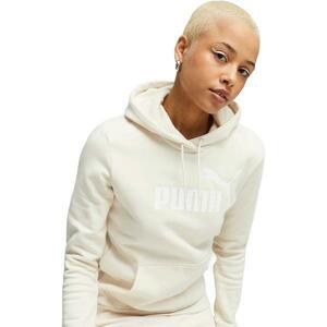 Hanorac femei Puma Ess Logo Hoodie Fl S 58678987, M, Alb imagine