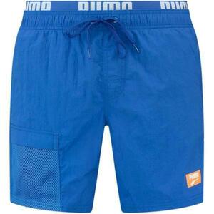 Pantaloni scurti barbati Puma Swim Men Utility Mid Shorts 1p Chil 93805703, XL, Albastru imagine