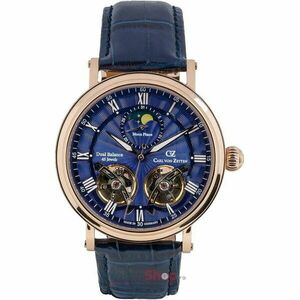 Ceas Carl von Zeyten Murg CVZ0054RBSR Moonphase Automatic imagine