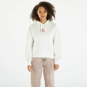 Hanorac Calvin Klein Jeans Gradient Ck Hoodie White imagine