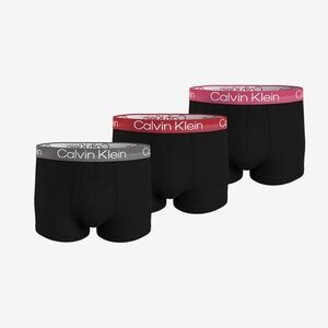 Calvin Klein Modern Structure Cotton Trunk 3-Pack Black imagine