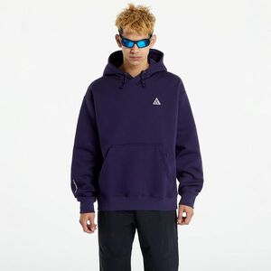 Hanorac Nike ACG Therma-FIT Fleece Pullover Hoodie UNISEX Purple Ink/ Summit White/ Summit White imagine