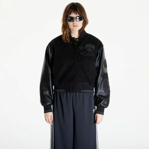 Bomber adidas Oversized Collegiate Jacket Black imagine