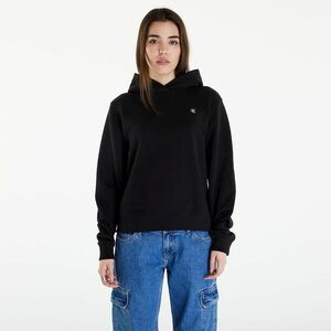 Hanorac Calvin Klein Jeans Embro Badge Regular Hoodie Black imagine