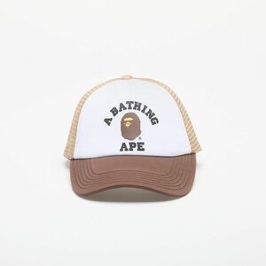 A BATHING APE College Mesh Cap Beige imagine