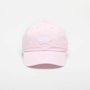 Nike Club Unstructured Futura Wash Cap Pink Foam / White imagine