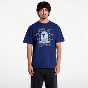 Tricou A BATHING APE 31St Anniversary Japan Ape Head Tee Indigo imagine