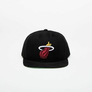 Mitchell & Ness Miami Heat Sweet Suede Snapback Black imagine