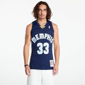 Jersey Mitchell & Ness Memphis Grizzlies 33 Marc Gasol Dark Jersey Navy imagine