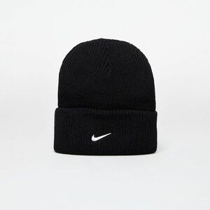 Nike Tall Cuff Swoosh Beanie Black/ White imagine