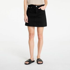 Calvin Klein Jeans Hero High Rise Mini Skirt Denim Classic Black imagine