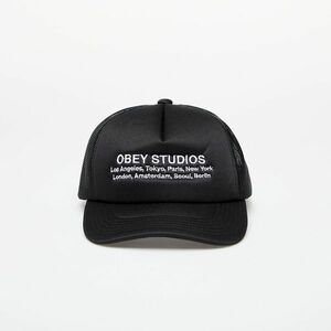 OBEY Studios Trucker Black imagine