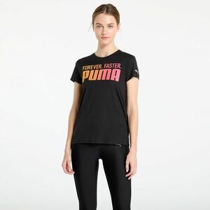 Tricou PUMA Run Favroites Forever Faster Graphic Tee Black imagine