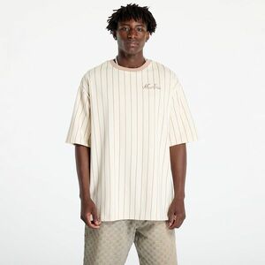 Tricou New Era Pinstripe Oversized Tee UNISEX Light Cream imagine