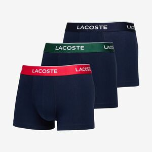 LACOSTE 3-Pack Casual Cotton Stretch Boxers Navy imagine