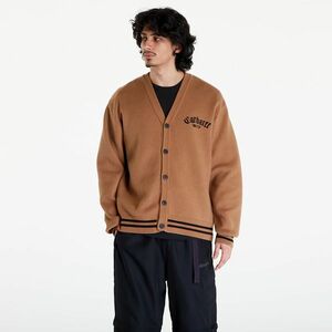 Pulover Carhartt WIP Onyx Cardigan UNISEX Hamilton Brown/ Black imagine