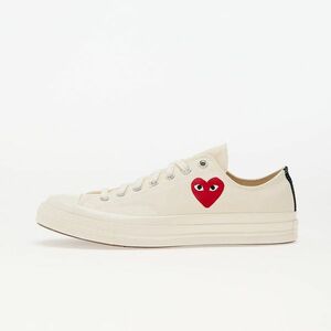 Sneakers Converse x Comme des Garçons PLAY Chuck 70 OX Milk/ Black/ Red imagine