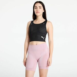 Top PUMA Run Ultraspun Crop Top W Black imagine