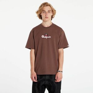 Tricou A BATHING APE Color Camo Mad Ape Tee Brown imagine