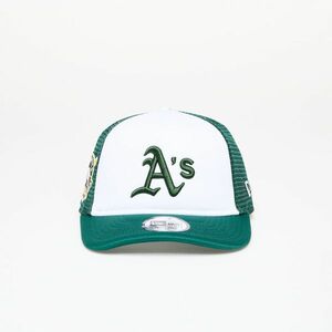 New Era Oakland Athletics World Series 9FORTY E-Frame Trucker Cap Dark Green imagine