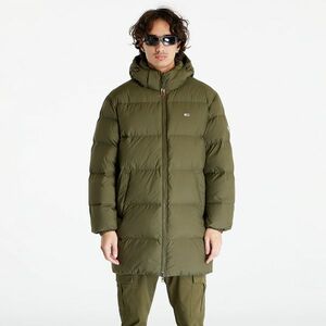 Jacheta Tommy Jeans Essential Down Puffer Jacket Grab Olive Green imagine