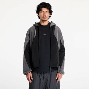 Jacheta Reebok Running Hooded Jacket Black/ Misty Grey imagine