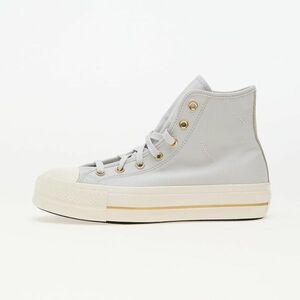 Sneakers Converse Chuck Taylor All Star Lift Platform Tailored Lines Barely Grey/ Egret/ Gold imagine