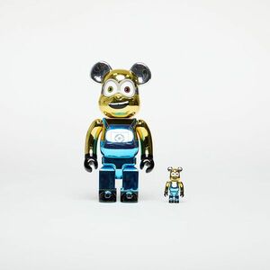 Medicom Toy BE@RBRICK Bob Chrome "Minions" 100% & 400% Set imagine