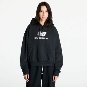 Hanorac New Balance Sport Essentials French Terry Logo Hoodie Black imagine