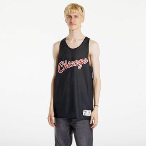 Tank top Mitchell & Ness NBA Reversible Mesh Practice Tank Vintage Logo Chicago Bulls Multi/ Black imagine