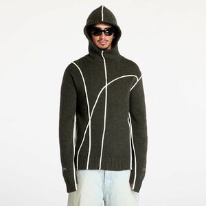 Hanorac A-COLD-WALL* Contour Knit Hoodie Grey-Green/ Olive Grey imagine