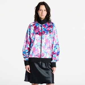 Hanorac adidas x Stella Mccartney Velours Tracktop Signal Cyan/ Real Pink/ Clear Onix imagine