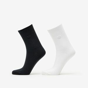 adidas Originals Premium Essentials Crew Sock 2-Pack White/ Black imagine